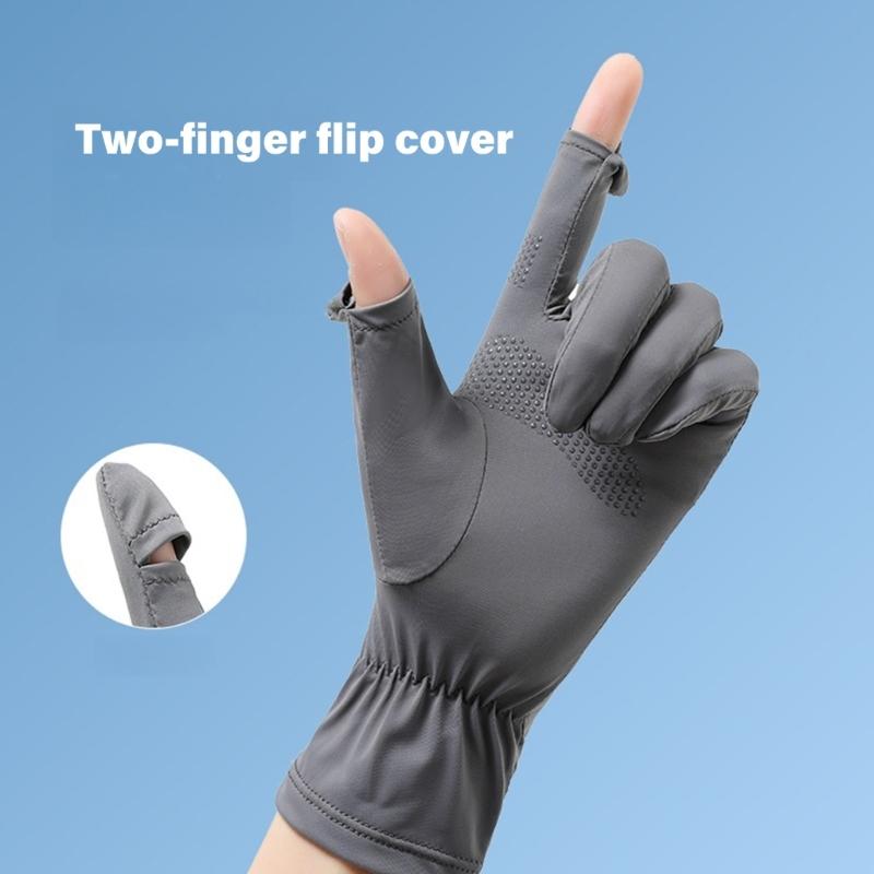 Ice Silk Driving Cycling Gloves Breathable Light Weight Sports Glove Nonslip Lady Thin Bicycles Riding Gloves Enduring