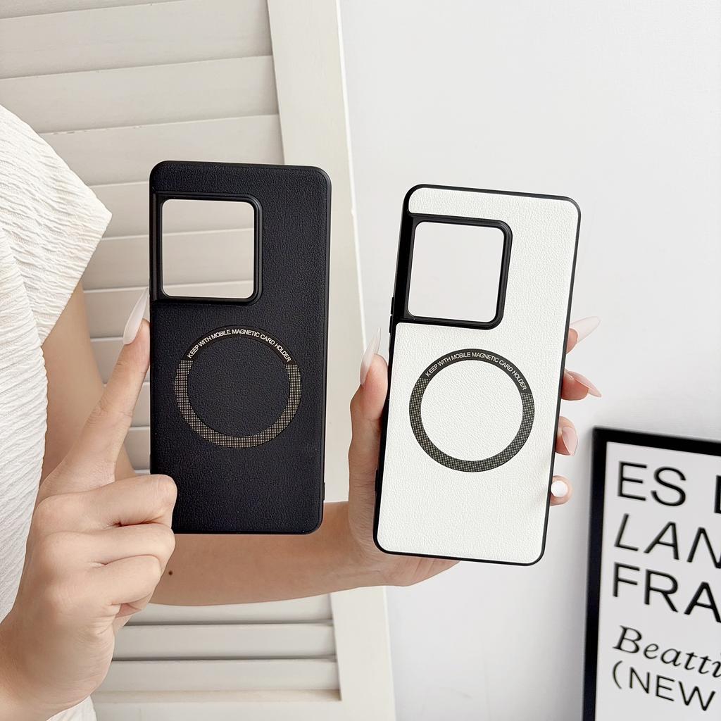 For Sony Xperia 1 VIII Case Stylish Vegan Leather Textured Magnetic Anti-Slip Shockproof Cover For Sony Xperia 1 VIII Funda