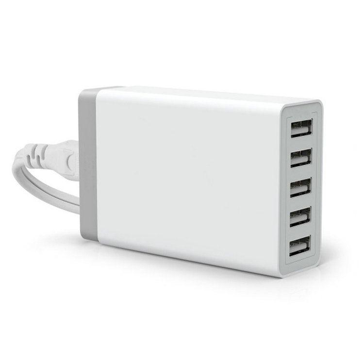 60W 5V/12A Multi-Port USB Mobile Phone Charger - Popular Model