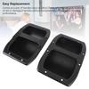 2PCS Speaker Cabinet Handles ABS Aluminum Rubber Speaker Carry Grasp Replacement Handle for PA DJ Speakers