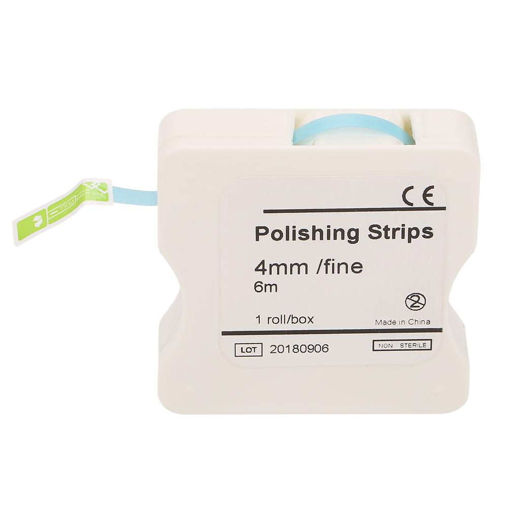 

1 рулон 4 мм стоматологическая полировальная полоска смола зуб межзубная шлифовка шлифовка зубов инструмент(синий)