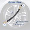 2Pcs Tire Rubber Valve Extension Tube Extender, Valve Stem Extender Tire Inflation Extension Hose Tire Valve Extension Tool For Car Tire Motorcycle