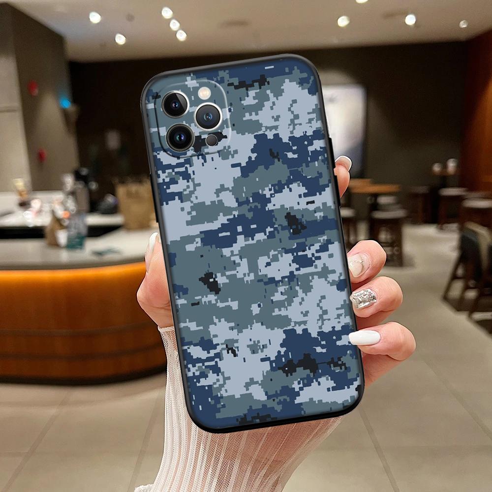 RA7 Camouflage New High-End Shell Phone Case for iPhone SE X XS XR 16E 17 11 Pro Max 8 7 6 6s Plus Air