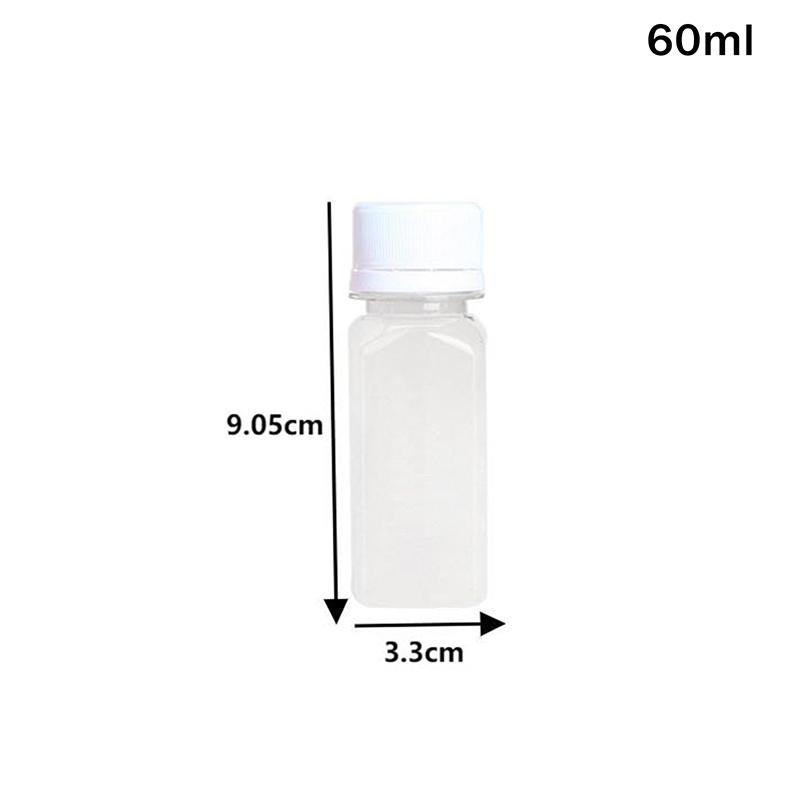 

Пустые пластиковые бутылки для сока с крышками, бутылки для воды, прозрачные, оптом, контейнеры для напитков с крышками, для сока, для питья, для молока, контейнер для джема