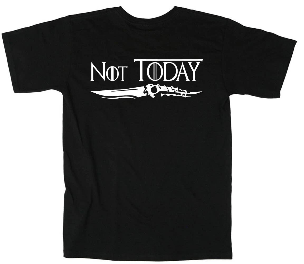 Arya Stark Game of Thrones NOT TODAY GOT T-Shirt S