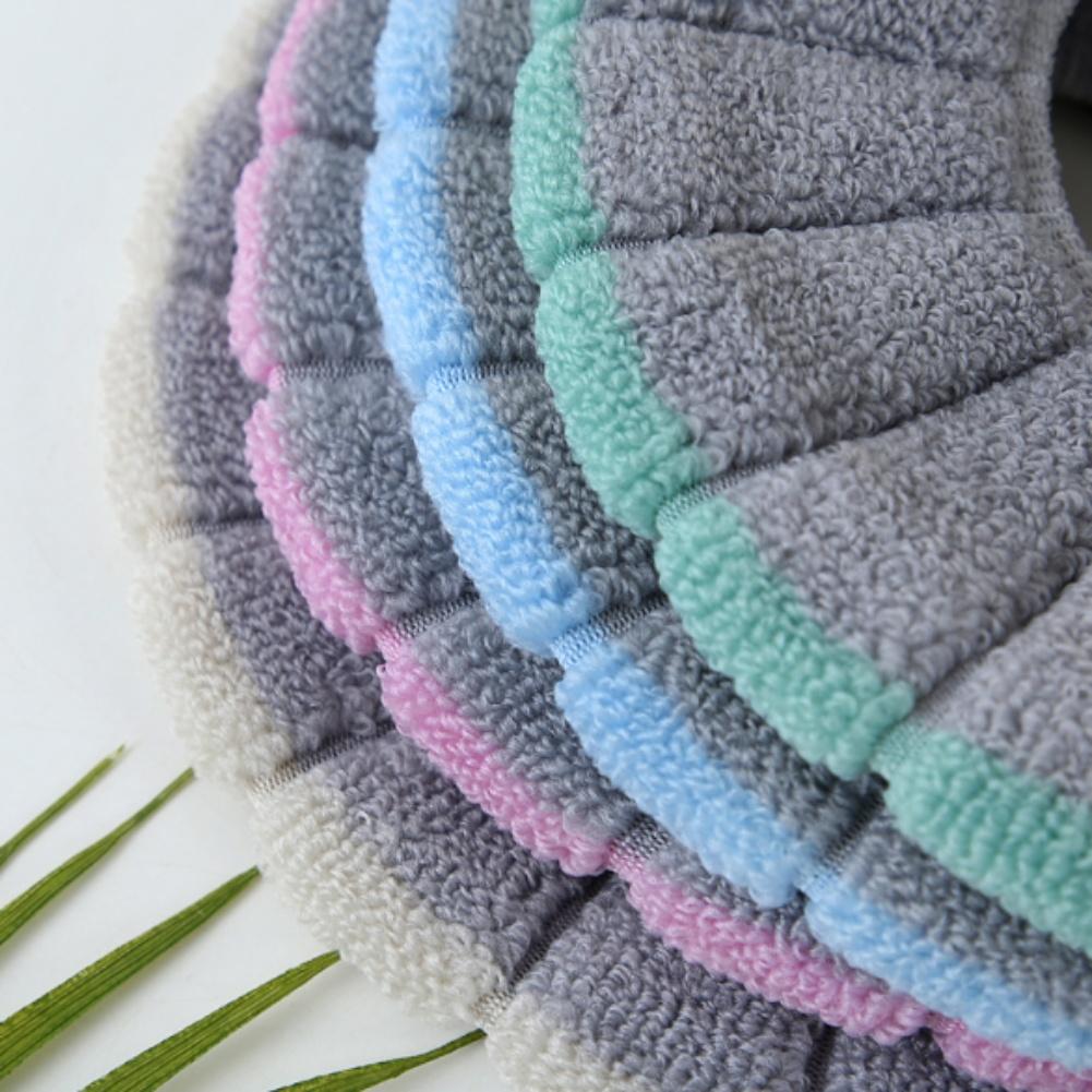 1PC Bathroom Soft Thicker Warmer Stretchable Washable Cloth Toilet Seat Cover Pads Soft And Comfortable Household Goods