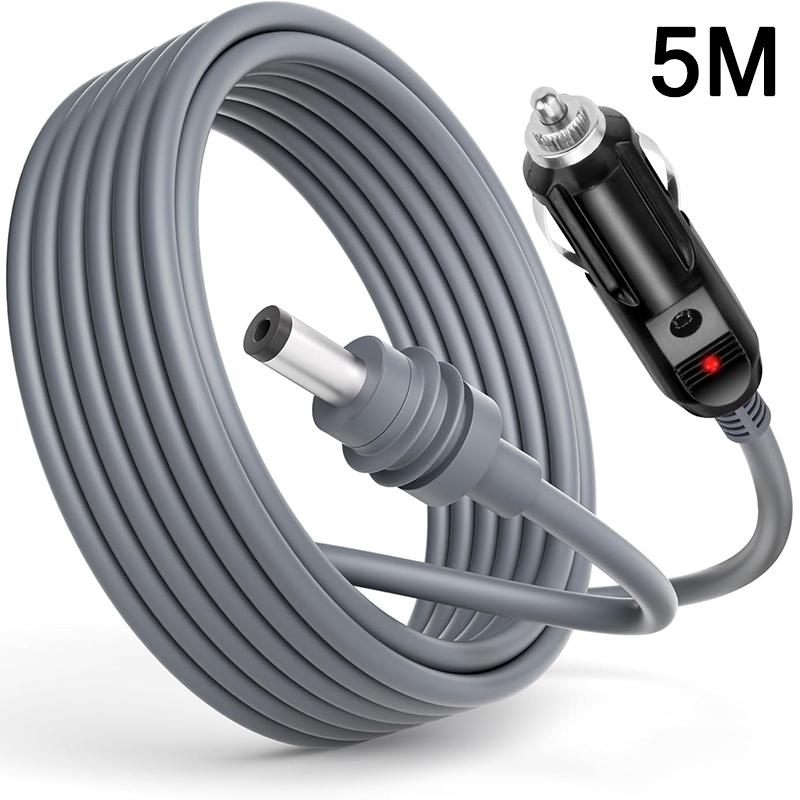 16FT/5M For Starlink Mini DC Power Cable Direct To Cigaretter 12V - 24V Adapter Power Cable For Starlink Mini Waterproof DC Plug