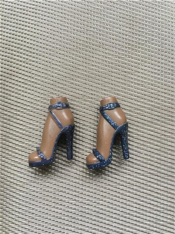 Original Gelenkige Bewegliche Körper Schuhe High Heels Bunte Schuhe Jungen Mädchen Sexy Großer Monat Puppenköpfe DIY Zubehör