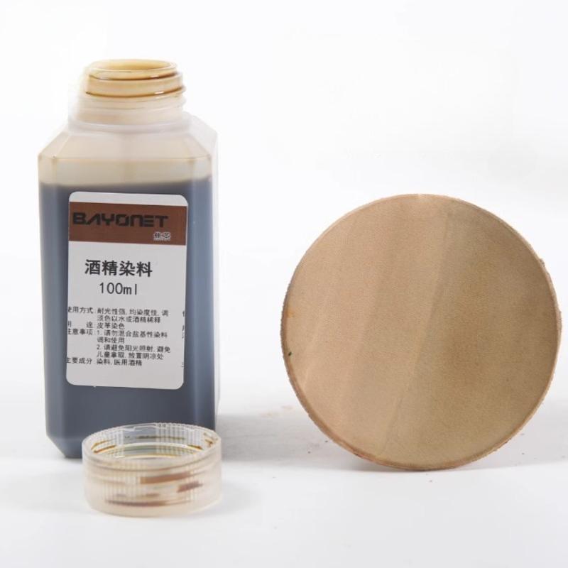 DIY Leather Alcohol Dye Leather Carving Alcohol Dye 100ml/ Be Used for Color Restoration Can Be Diluted Color-changing Agent