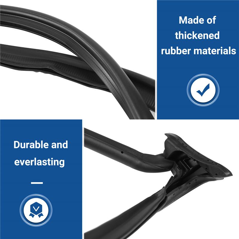 A58X-Windshield Header Weatherstrip For Jeep Wrangler 2018-2023 Glass Sealing Strip 68271695AI 68271695AC 68271695AA