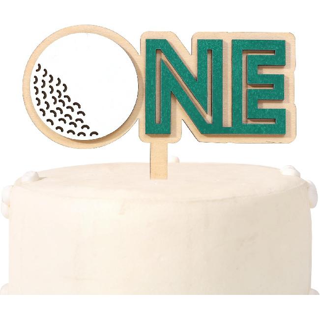 Golf 1st Birthday Tassel Banner - Golf Boy 1st Birthday High Chair Banner,Hole in One Highchair Decoration, First Year Sports Smash Cake Wall