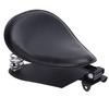 Motorcycle Solo Seat with Spring Bracket Kit Faux Leather Strong Support Universal Fit for Retro