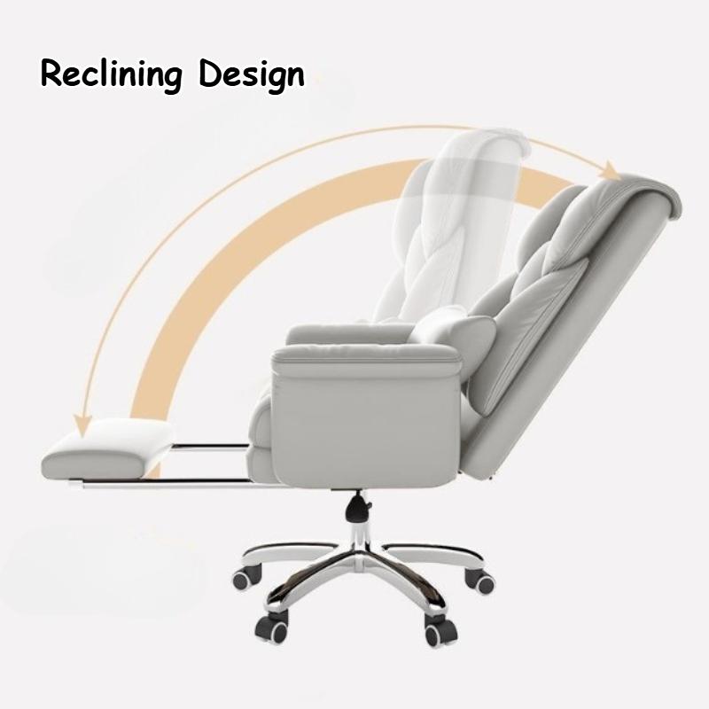Home Computer Chairs Office Gaming Chairs with Footrest Desk Chair Back Support Ergonomic Managerial Executive High Back Chair