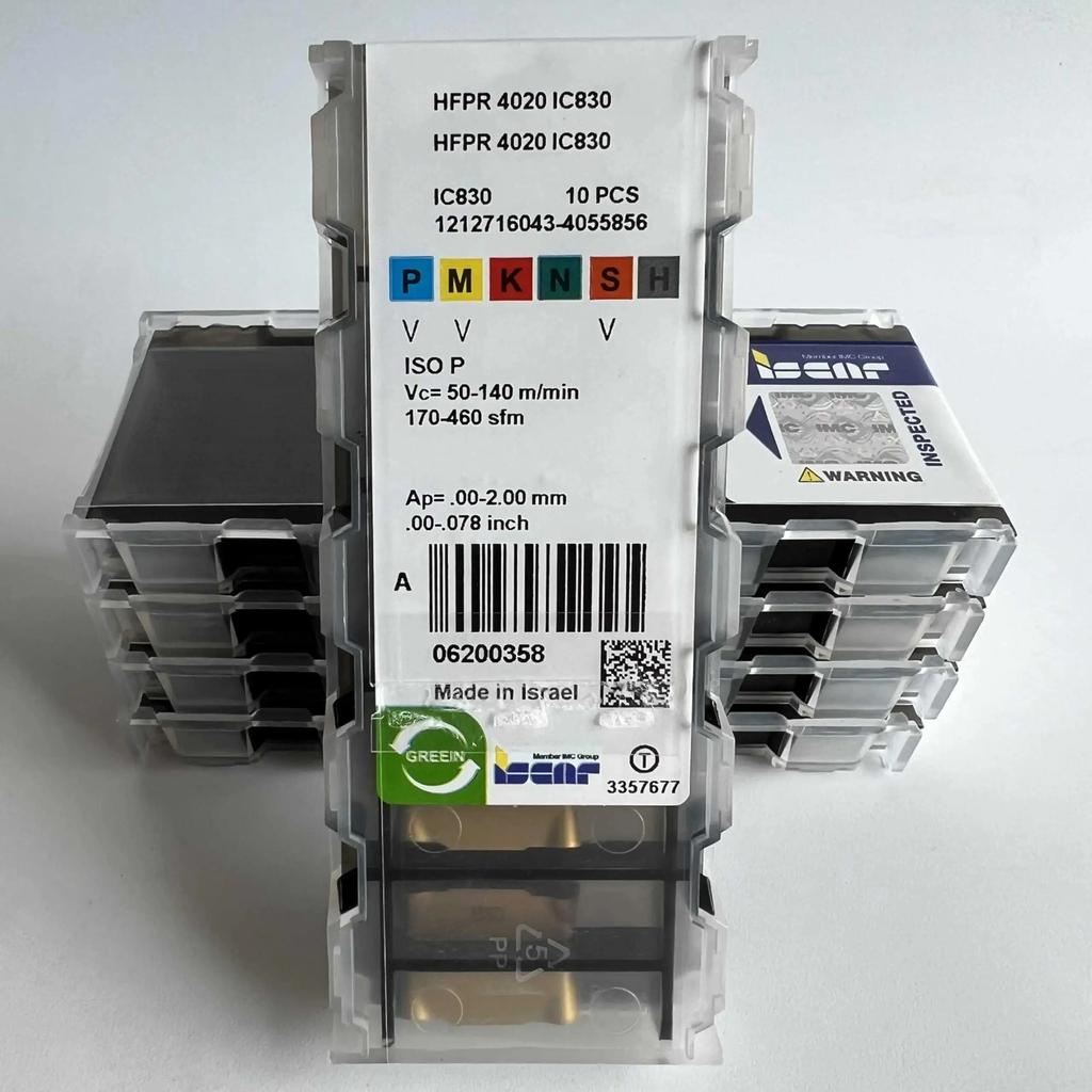 ISCAR / HFPR4020 IC830   Industrial indexable carbide inserts 10 Pcs