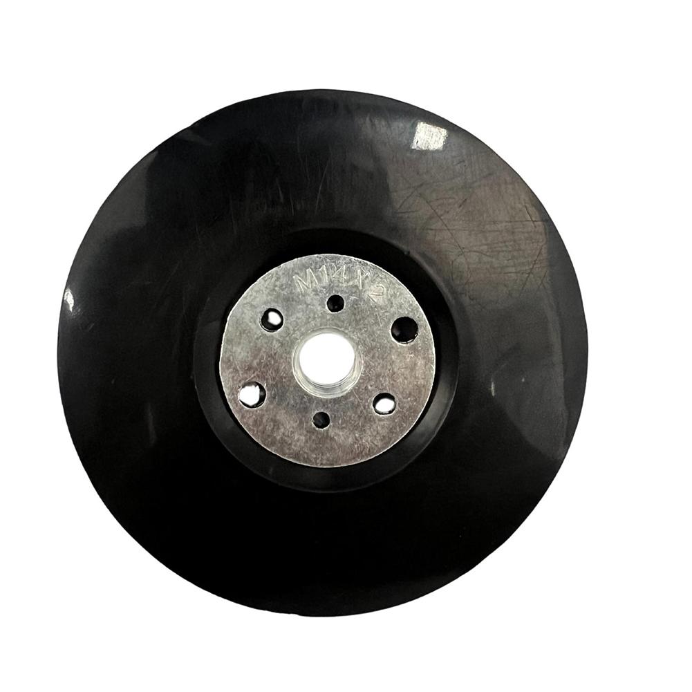 457inch Sanding Disc Backing Pad for Angle Grinders with Secure Attachment and Air Holes to Prevent Overheating During Use