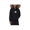 Jordan Essentials Brooklyn Hooded Pullover Casual Long Sleeve Sweatshirt Kids Sweatshirt Black FZ6401-010