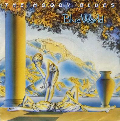 7inch Record MOODY BLUES - Blue World TH30 Threshold 1983 UK Rock Used