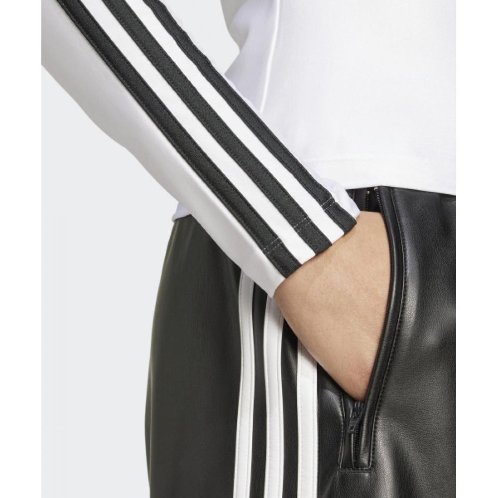 Adidas 3s Turtleneck Long Sleeve Tee   White Jg1535