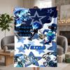 Shadow Milk Cookie Custom Flannel Blankets Soft Warm Cozy Throws for Home Decor Holiday Gifts