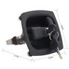 Zinc Alloy T-Handle, Compression Lock Mechanism Trailer Door Paddle Entry Door Lock With Keys, Waterproof RV Camper Trailer Tool Box Door Lock