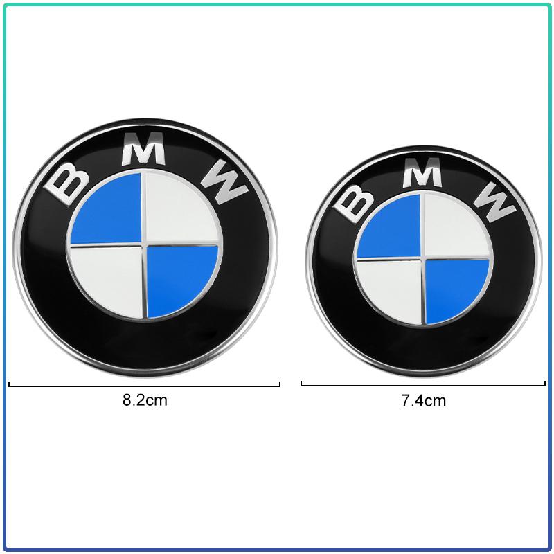1Pcs Car Emblem Badge Front Rear Trunk Logo Steering Wheel Wheel Hub Cap Sticker For BMW X1 X2 X3 X4 X5 1 2 3 4 5 6 Series F10 F30