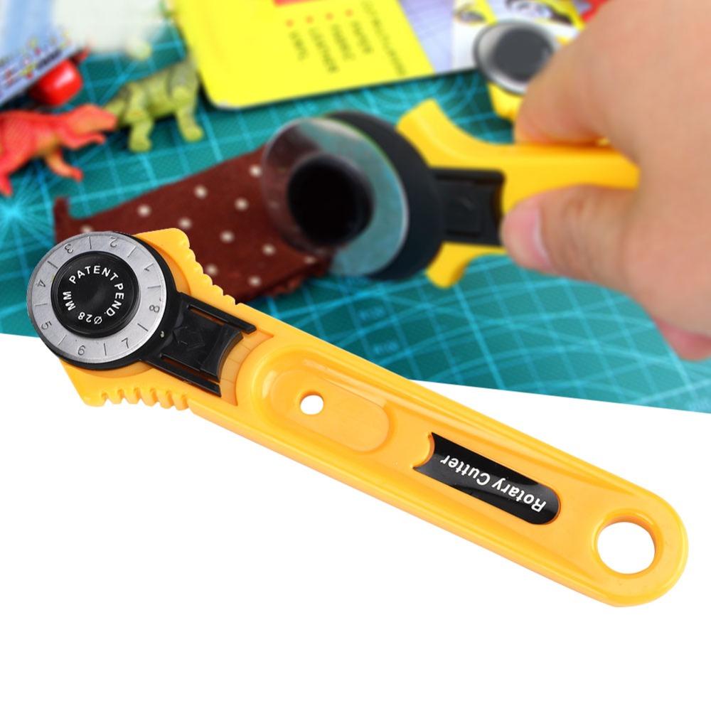 1pcs 28mm Roller Wheel Cutter Handheld Cloth Cutter Accessories Rotary Cutter  DIY Projects