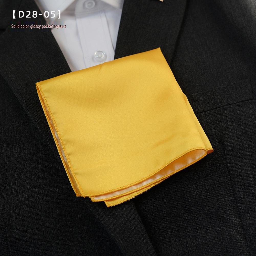 Retro Square Handkerchief: Men's Formal Scarf & Pocket Square Accessory