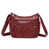 Versatile Leather Crossbody Shoulder Bag for Women - Large Capacity, Ideal for Commuting and Outings