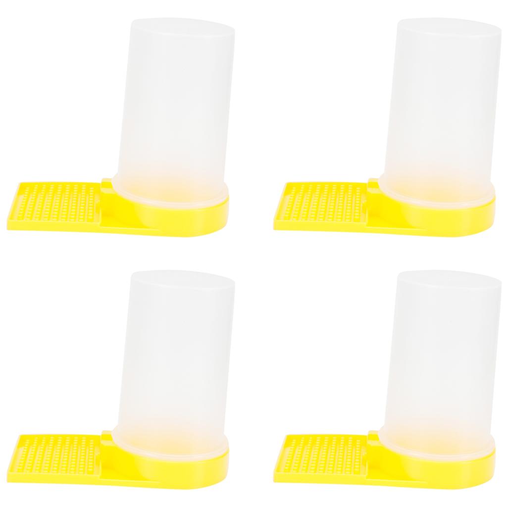 Bee Beehive Entrance Feeder Plastic Water Dispenser Honey Beekeeping Drinking Equipment
