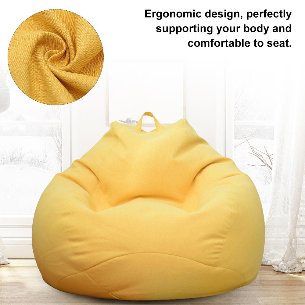Lazy Sofas Bezug Stühle ohne Füllstoff Erwachsene Sitzsack Stuhl Couch Wohnzimmer Schlafzimmer Home Tatami Liege Sitz