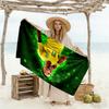 Neymar's Brazilian Brilliance Beach Towel Super Soft Microfiber Quickdry Fabric Comfortable Lightweight Perfect for Traveling Yoga Camping and Swimmin