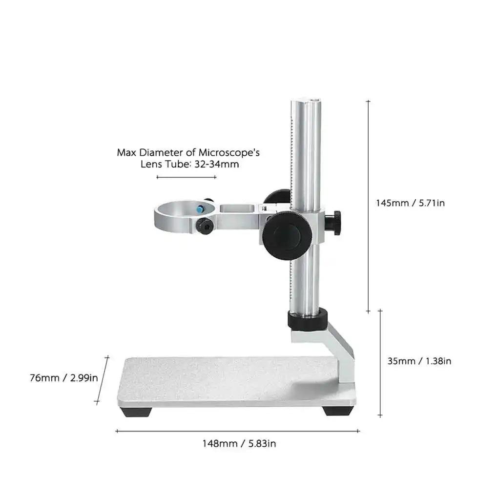 Usb Digital Microscope Focusing Bracket, Aluminum Alloy Lifting and Adjusting Bracket, Electronic Microscope Accessories
