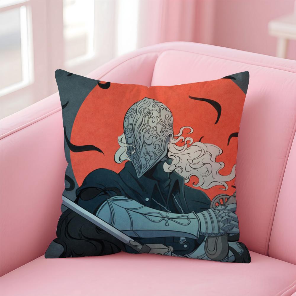 Classic B-BloodborneS Cushion Cover Home & Car Multi-Scene Pillow Cover - Reversible, Soft & Durable for Daily Use