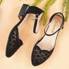 Sandals Summer New Models Thick Heel Medium Soft Sole Non-slip Rhinestone