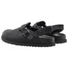 Birkenstock Suede Versatile Fashion Closed-Toe Slippers Unisex slippers Black 1025897