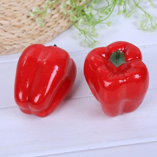 Simulated Vegetables, Artificial Vegetables, PU Material Realistic Vegetables for Home Kitchen Decor Teaching Aid Display Models