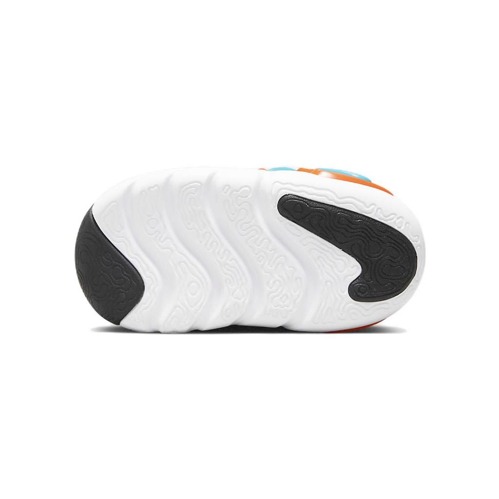 Nike Dynamo GO Flyease Cushioning, Wear Resistant Low Top Toddler Shoes Blue Orange Infant And Toddler DH3438-403
