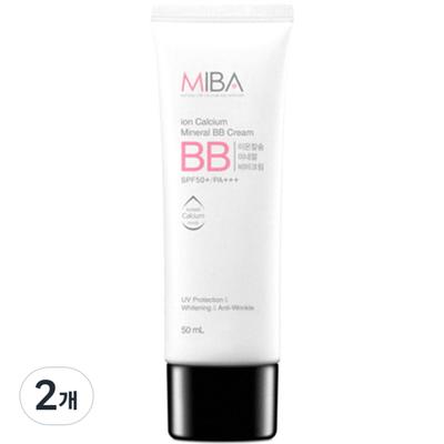 Miba Ion Calcium Mineral BB Crème 50ml, 2 pièces