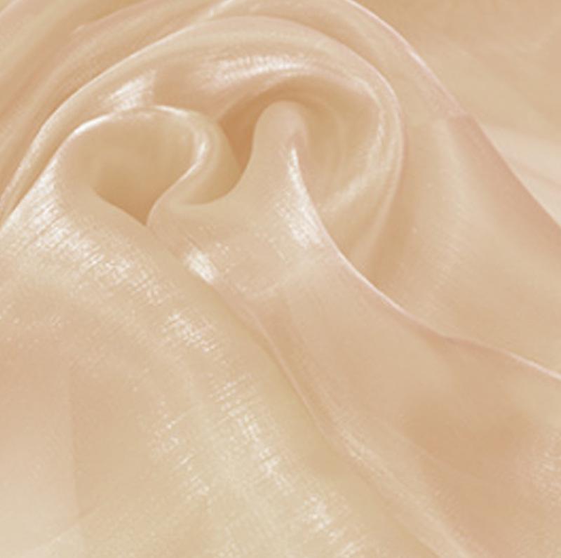 Korean Silk Organza Flash Yarn for Decorative Scarf, Hanfu, Cheongsam, Wedding Handicrafts