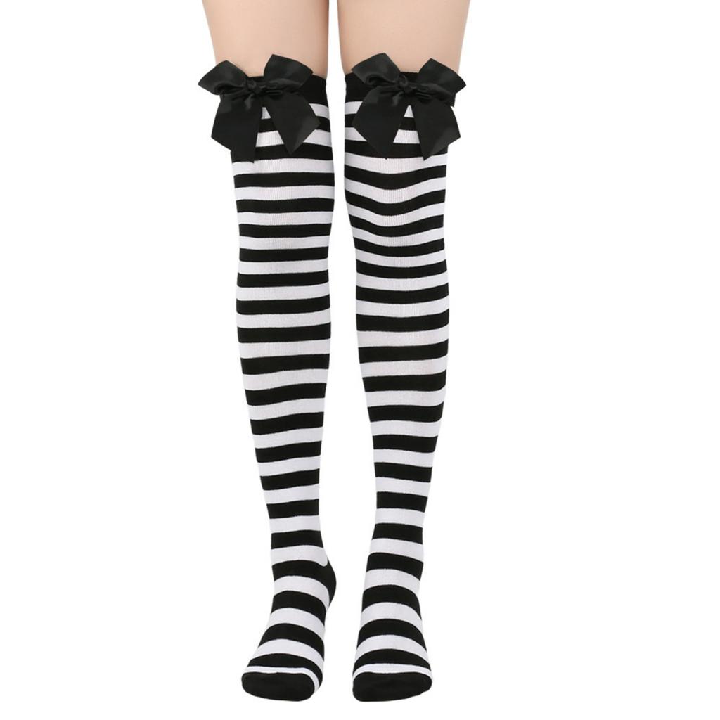 Women's Bowknot Over-the-knee Stockings