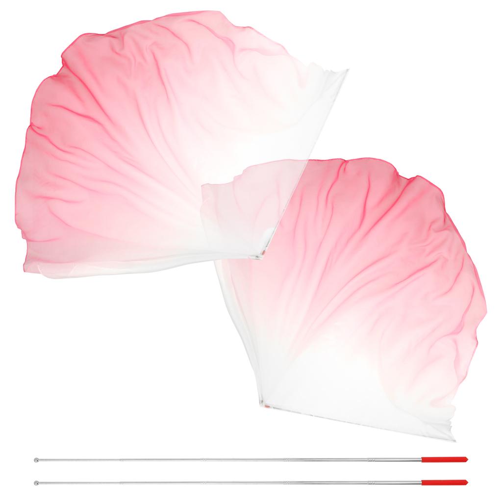 2Pcs Christian Dance Flags Angel Wing Flags With Sticks Belly Dance Opening Ceremony Dance Props for Church Dance Accessories