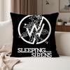 Music Group S-Sleeping W-With S-Sirens Pillow Case Suitable For Bedrooms Living Rooms Cars Home Decoration