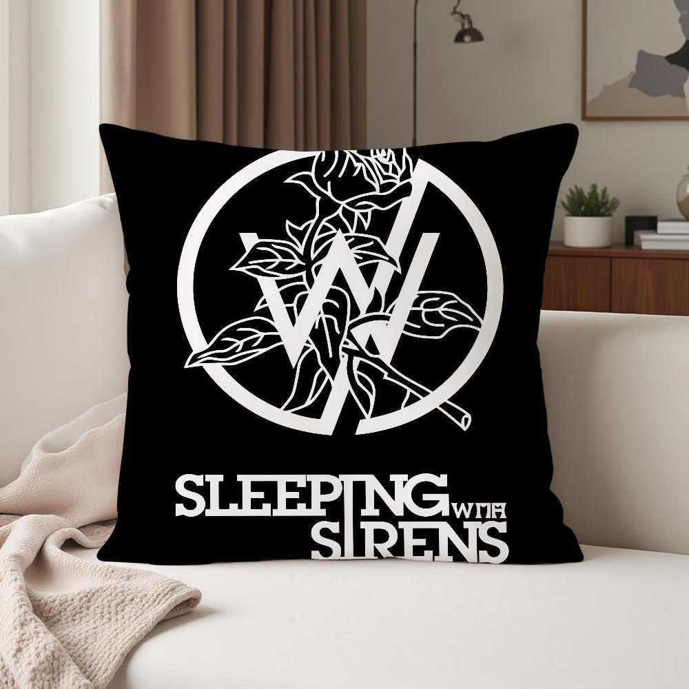 Music Group S-Sleeping W-With S-Sirens Pillow Case Suitable For Bedrooms Living Rooms Cars Home Decoration