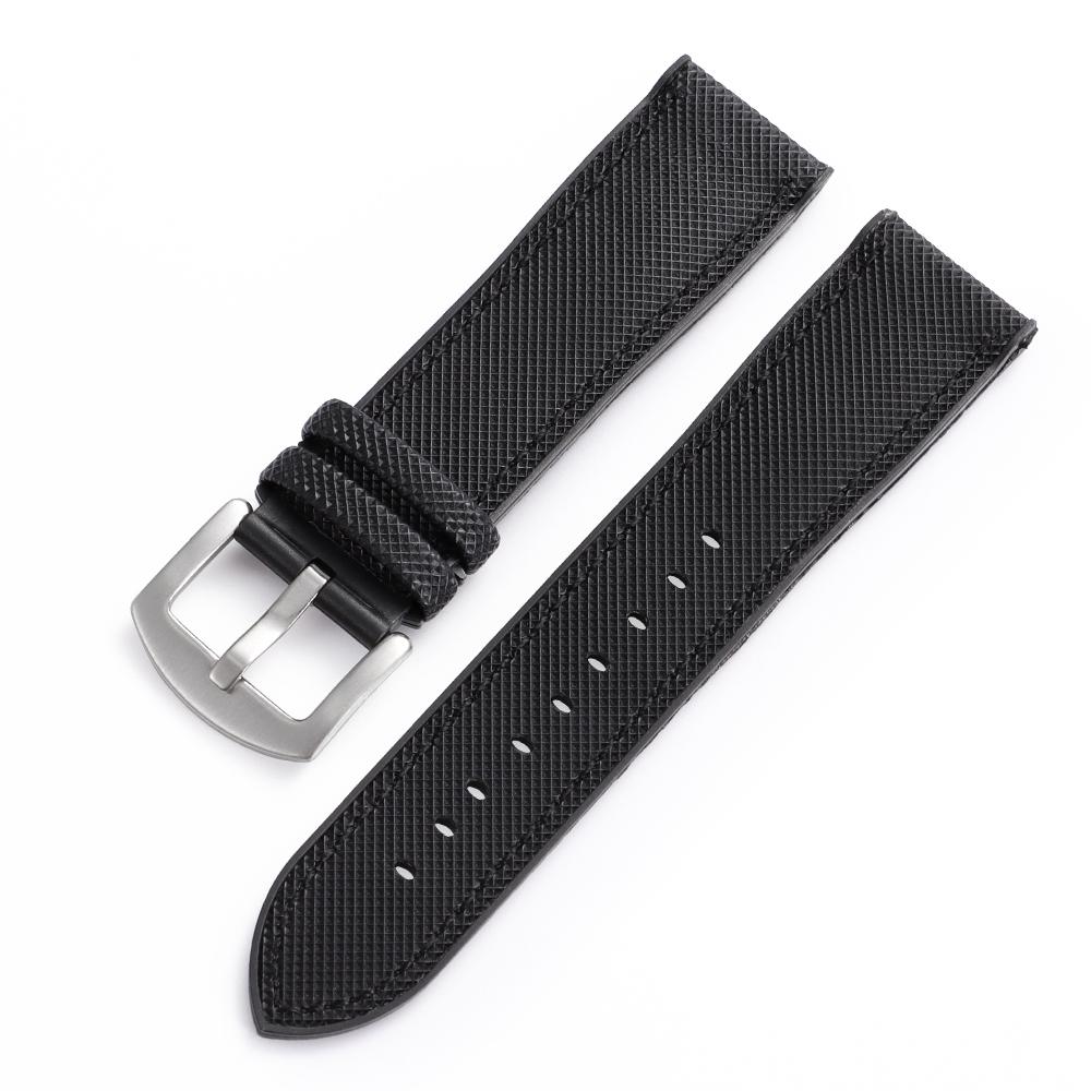 

Nylon Rubber Strap for Omega for Seiko Stainless Steel Buckle 20 22mm for Men Women Soft Waterproof Bracelet Replace Watch Band 20mm