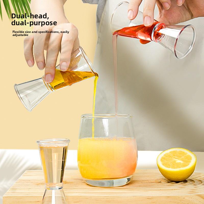 Double-headed Measuring Cups, Wine Measuring Tools for Milk Tea Shops, Ounce Cups, 20-40cc Graduated Milliliter Cups