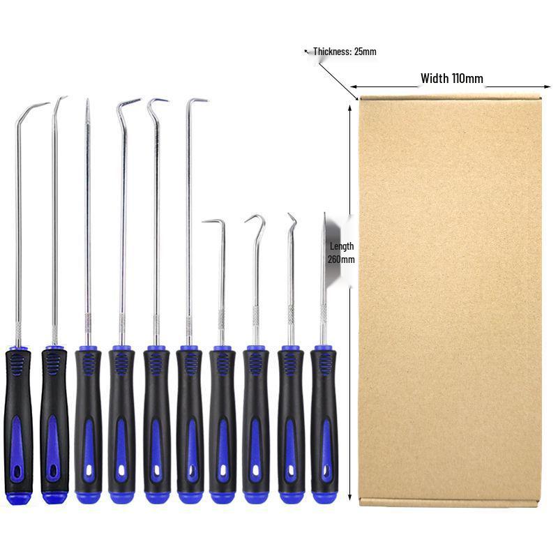 10-Piece Car Oil Seal & O-ring Puller Screwdriver Set for Tire Repair