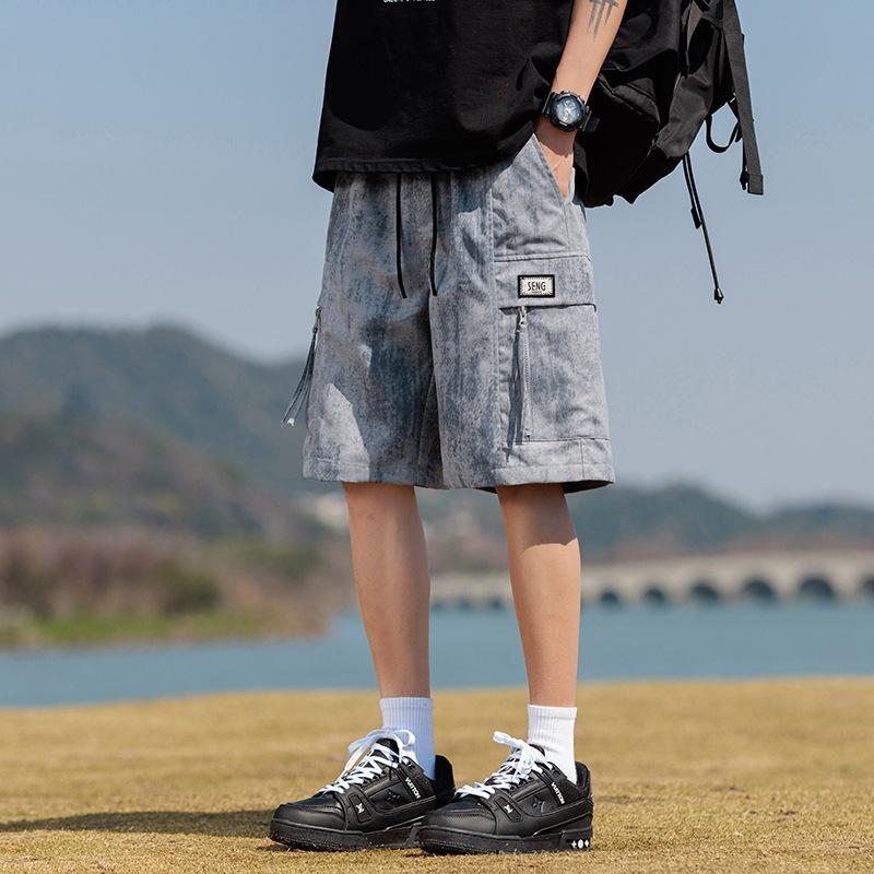 

Повседневные летние шорты в американском стиле High Street, мужские шорты-карго, брюки, пляжные брюки, уличная одежда 3XL