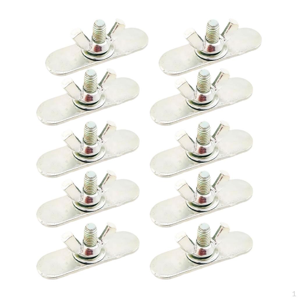 10x Butterfly Shaped Screws for Window Seal Kit Seamless Easy Installation Air Conditioner