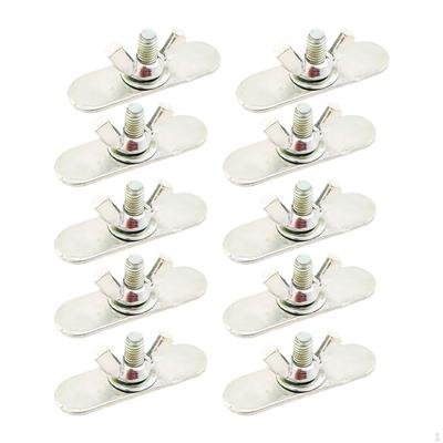 10x Butterfly Shaped Screws for Window Seal Kit Seamless Easy Installation Air Conditioner