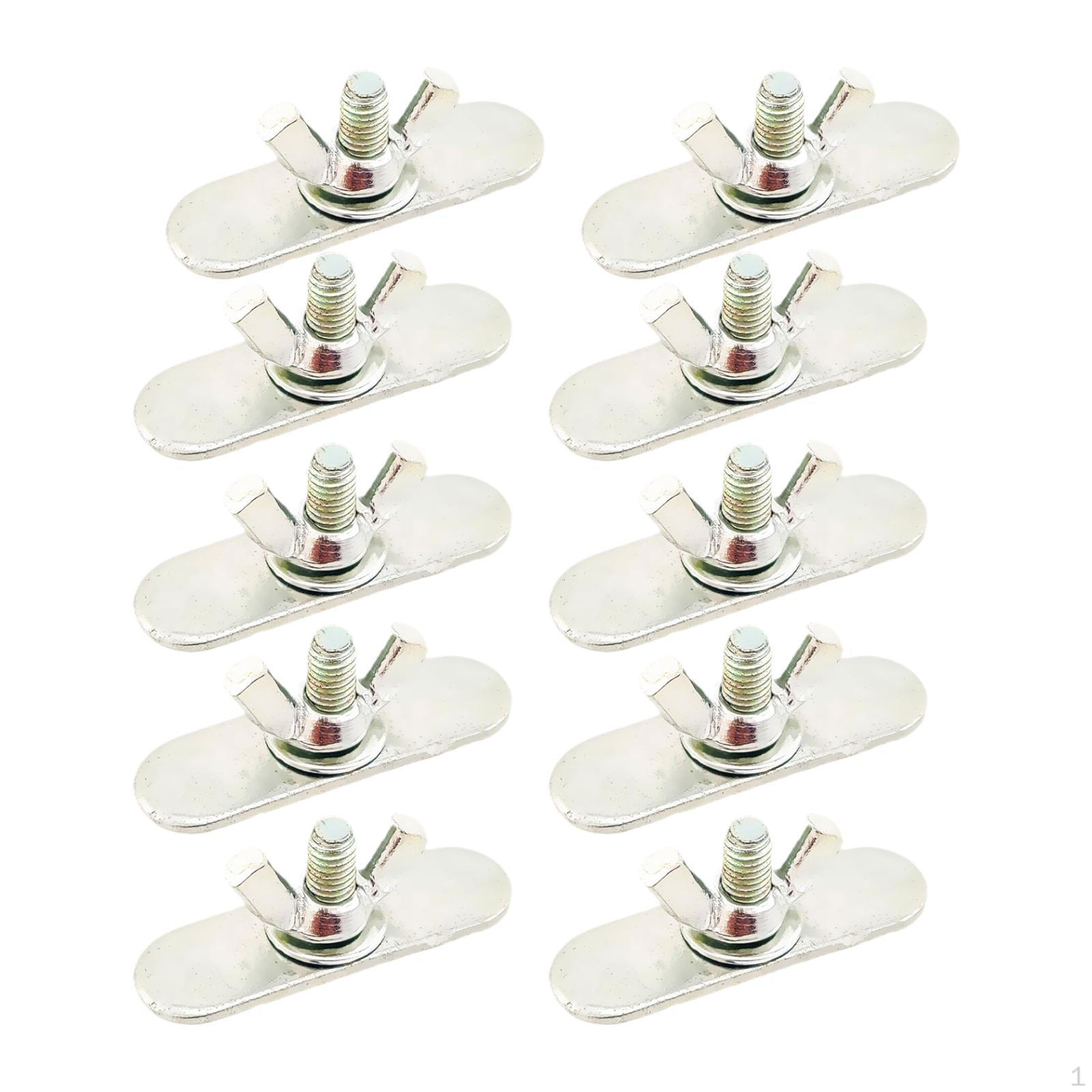 

10x Butterfly Shaped Screws for Window Seal Kit Seamless Easy Installation Air Conditioner